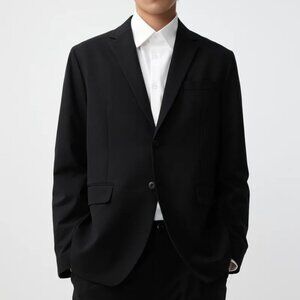 FYNE Black Four-way Stretch Performance Blazer